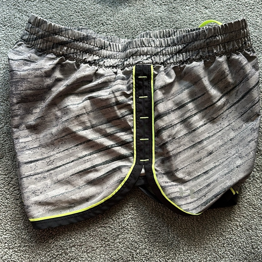 Two Pair Of Under Armour Running Shorts. - image 3
